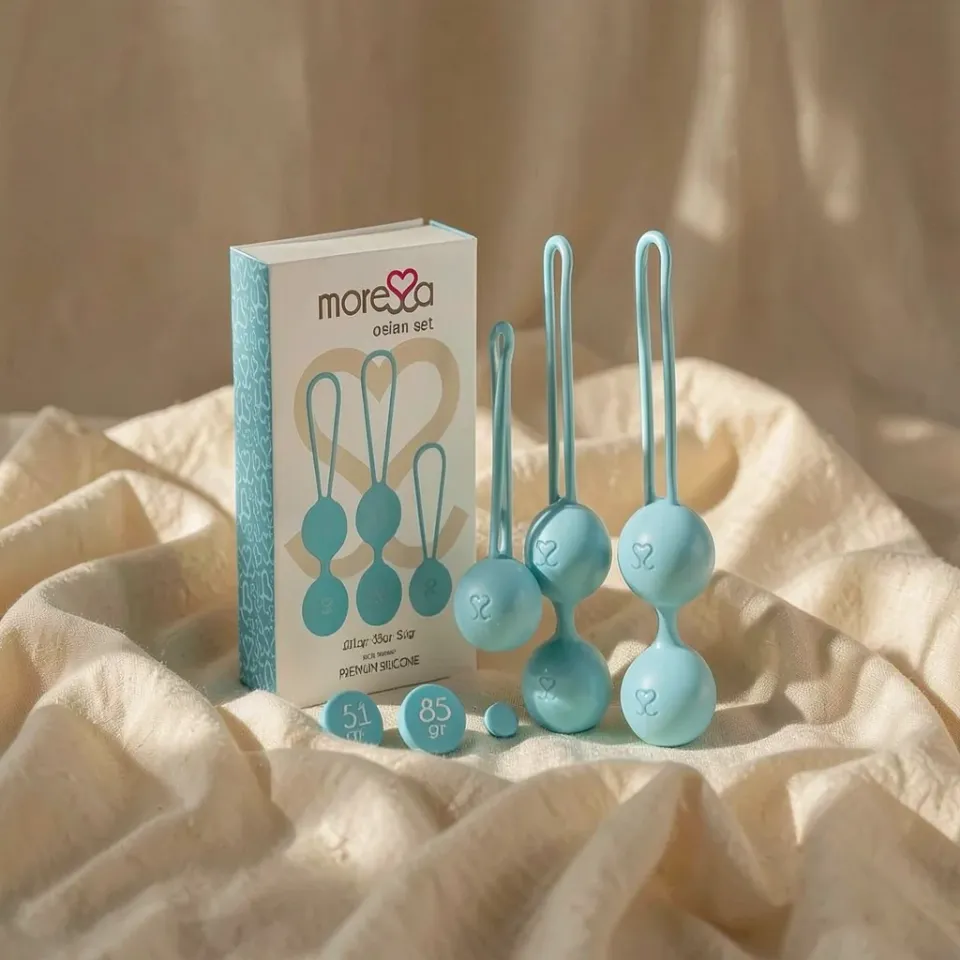 Moressa Osian Set Palline Vaginali Turchese 3 Pezzi
