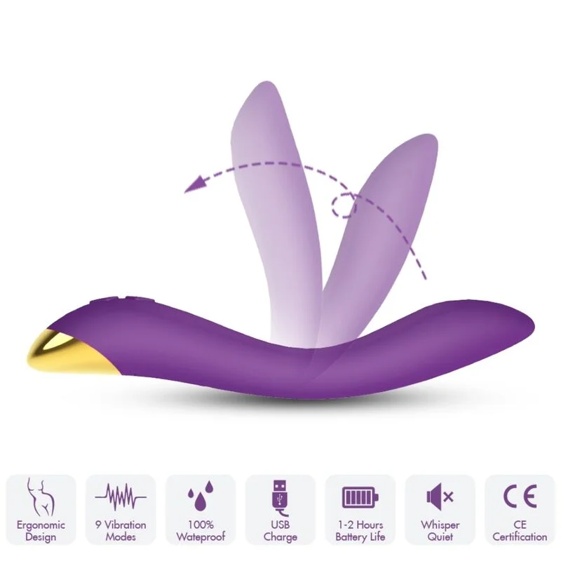 Armony Flamingo vibratore punto G flessibile USB
