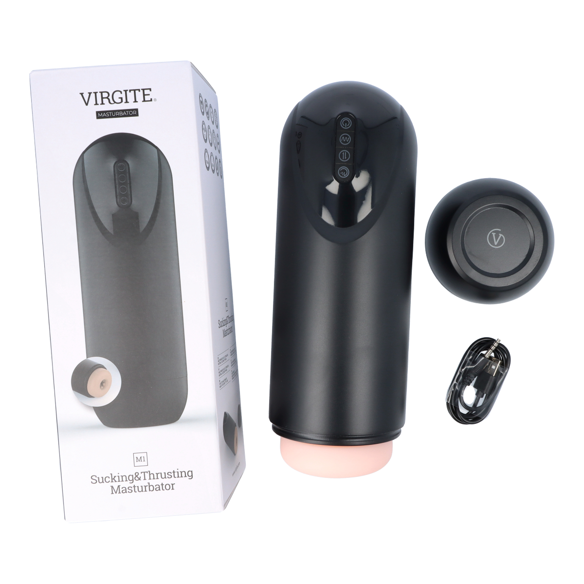 Virgite Love Hit M1 Masturbatore Succhia e Vibra USB flesh