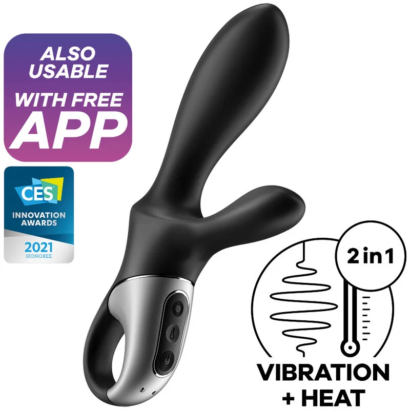Satisfyer Heat Climax+ vibratore prostatico riscaldante nero