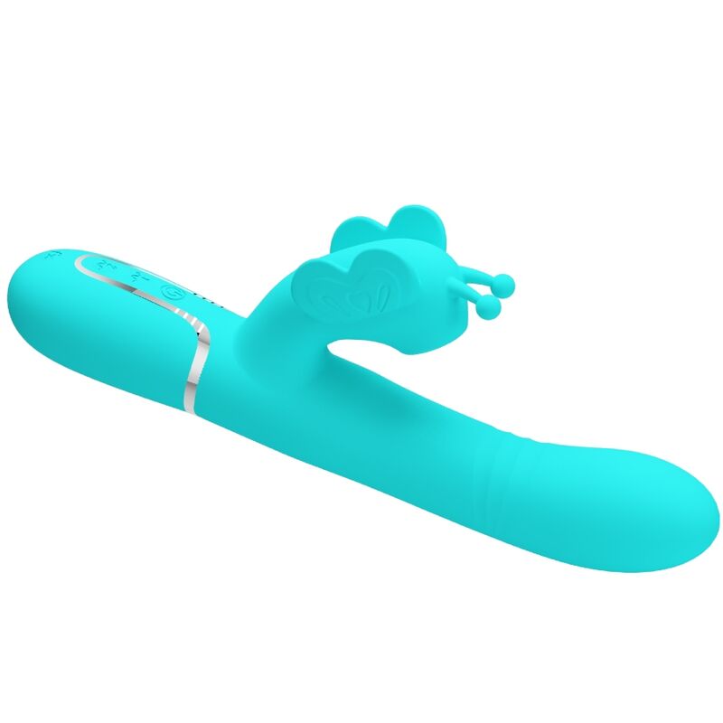 Pretty Love Farfalla 4 in 1 Vibratore Verde Acqua Sfere