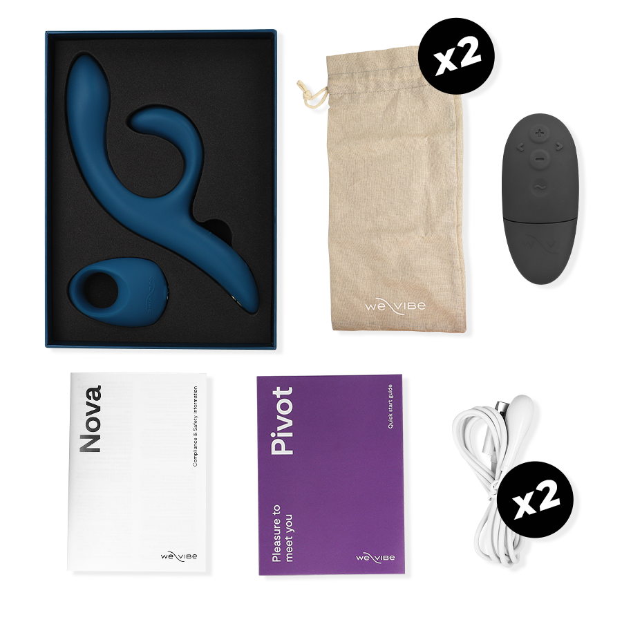 We-Vibe Date Night Set Nova 2 Pivot set coppia con app