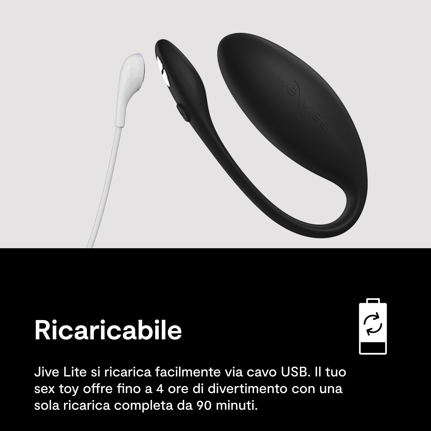 We-Vibe Jive Lite ovetto vibrante nero punto G