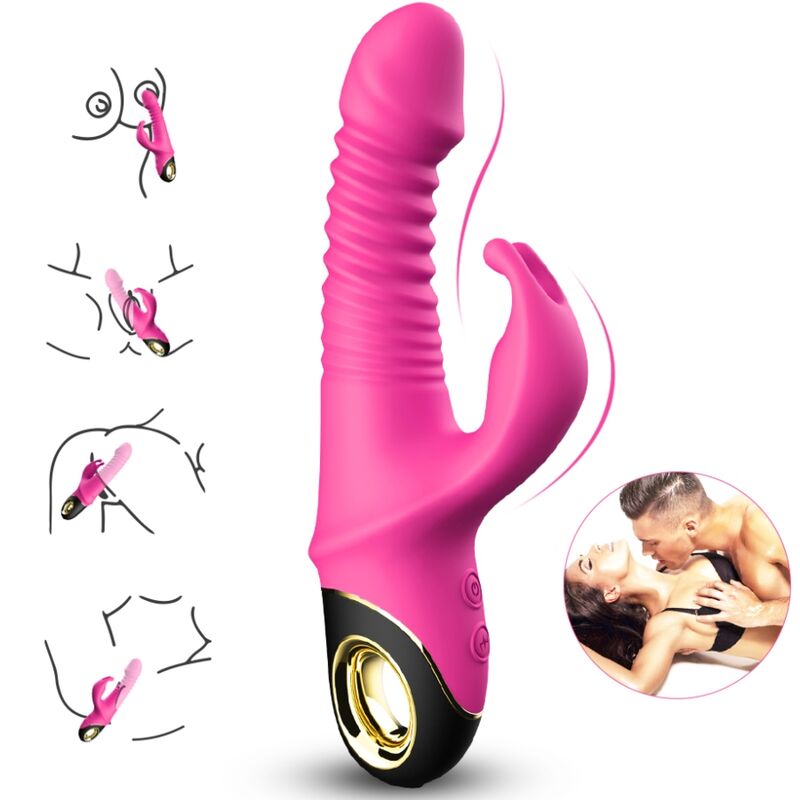 Armony Zing Fucsia vibratore spinta e rotazione