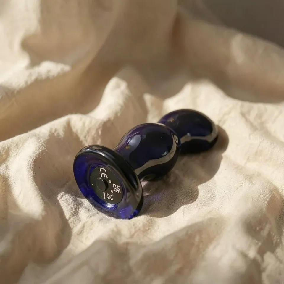 Frutille ToyJoy The Gleaming Buttplug plug vetro 11,5 cm