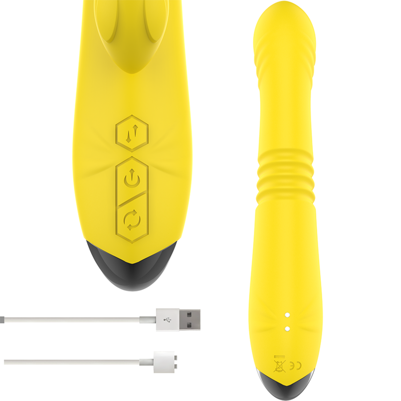 TOKY Intense stimolatore clitorideo vibratore giallo