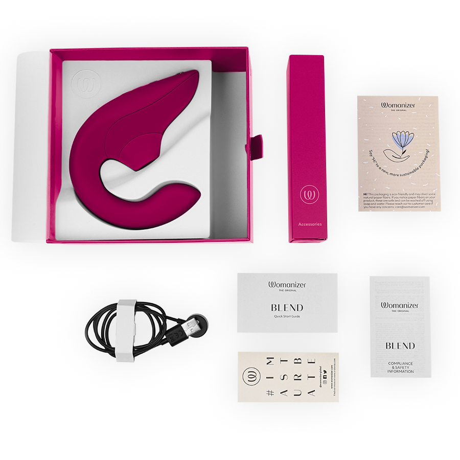 Womanizer Blend Vibrant Pink succhiaclitoride