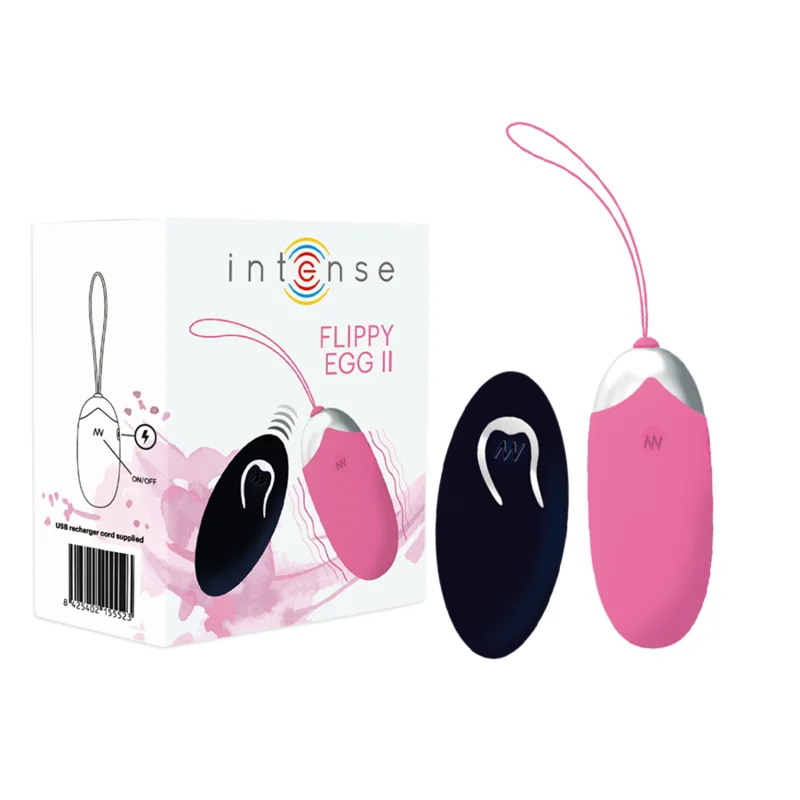 Frutille Flippy II uovo vibrante rosa 12 modalità telecomando