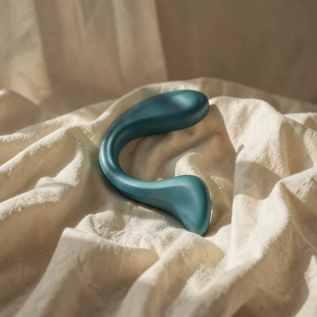 Satisfyer G for Goddess 2 vibratore verde silicone flessibile