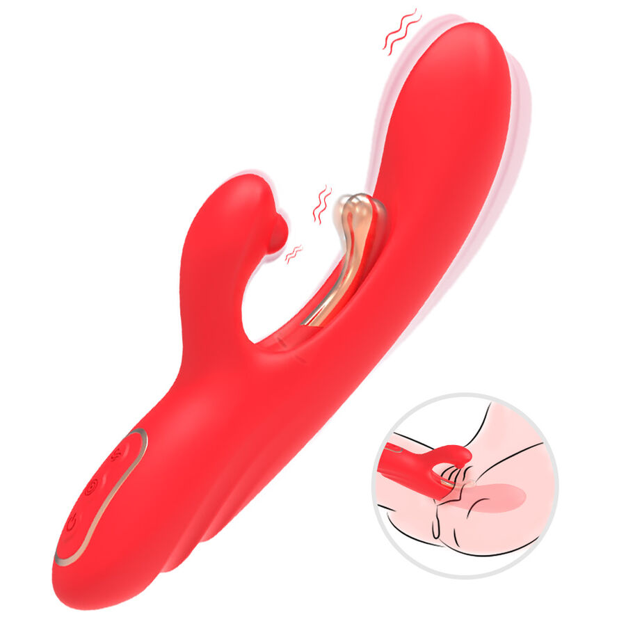 Armony Lingua Oscillante G-Spot vibratore clitorideo rosso