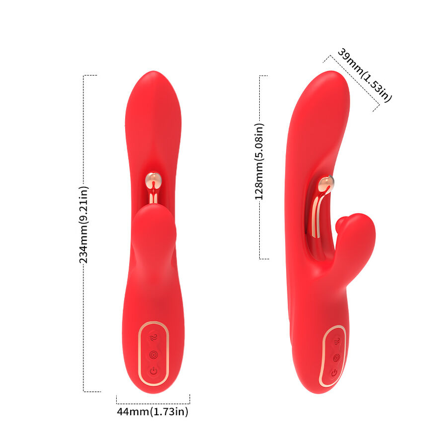 Armony Lingua Oscillante G-Spot vibratore clitorideo rosso