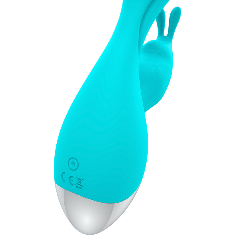 Happy Loky Miki vibratore turchese 2 motori waterproof