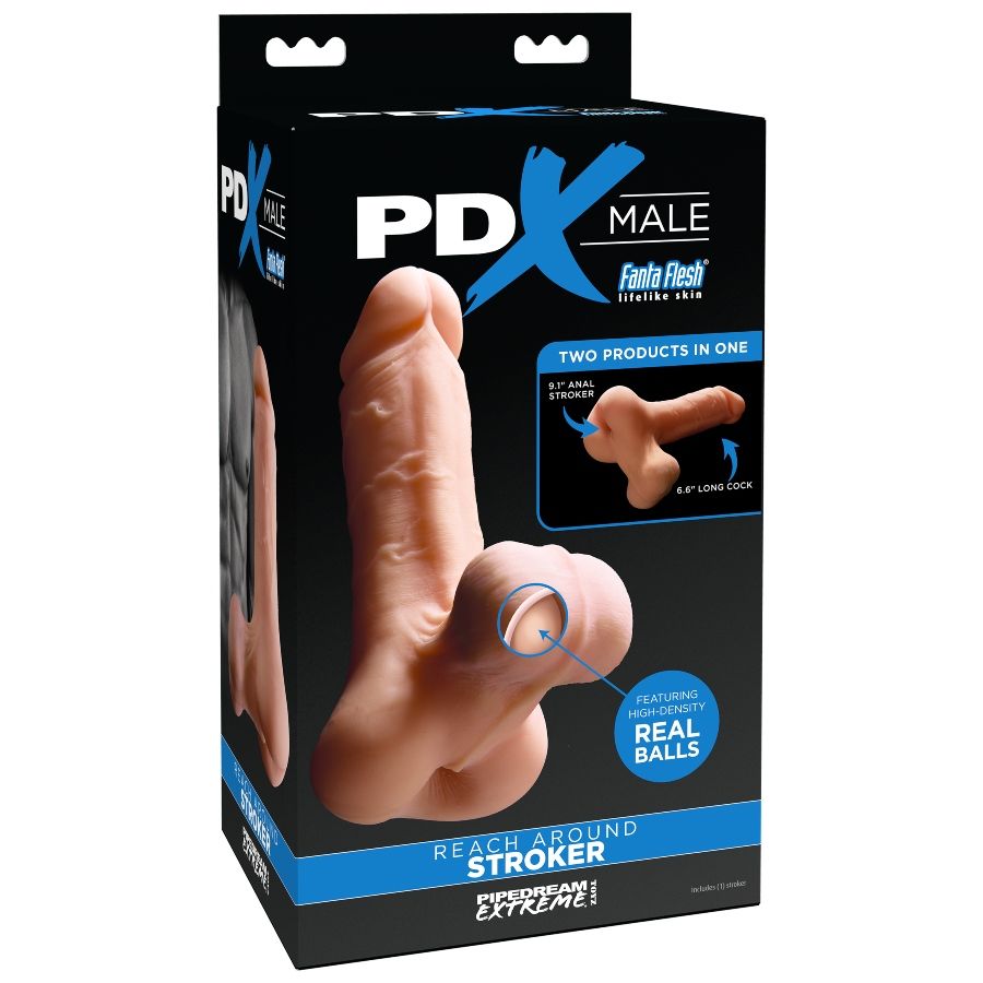 PDX Male Reach Around Stroker masturbatore Light morbido