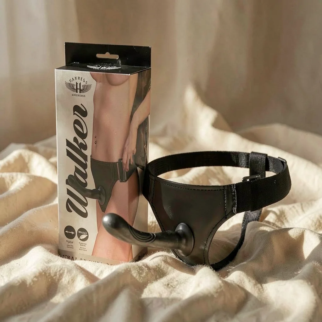 Attraction Walker fallo strap-on 15,5 cm liscio