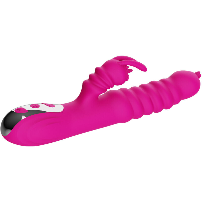 Armony Rabbit Double Tongue vibratore fucsia 23 cm riscaldante