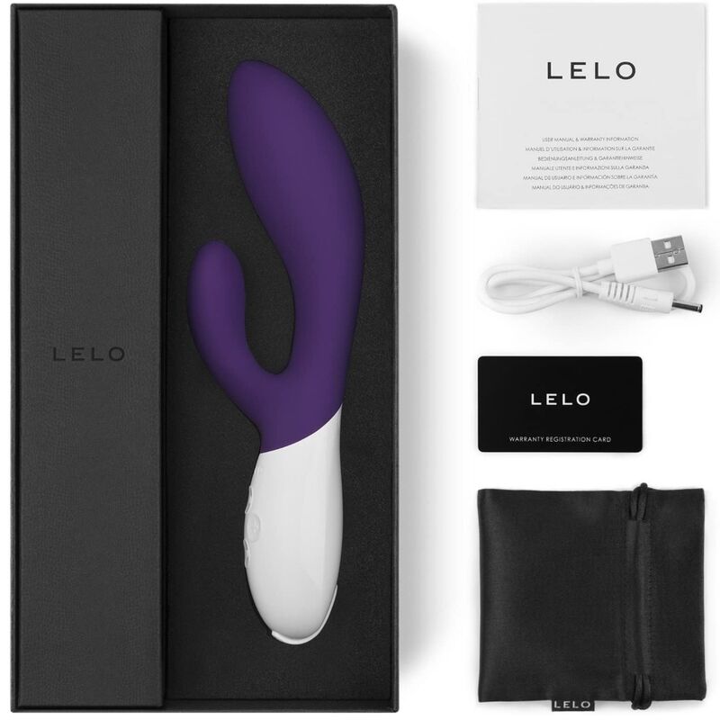Lelo INA Wave 2 vibratore rabbit lilla ondulatorio