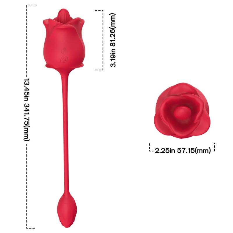 Armony Rosa Duo stimolatore clitoride aspirazione lingua