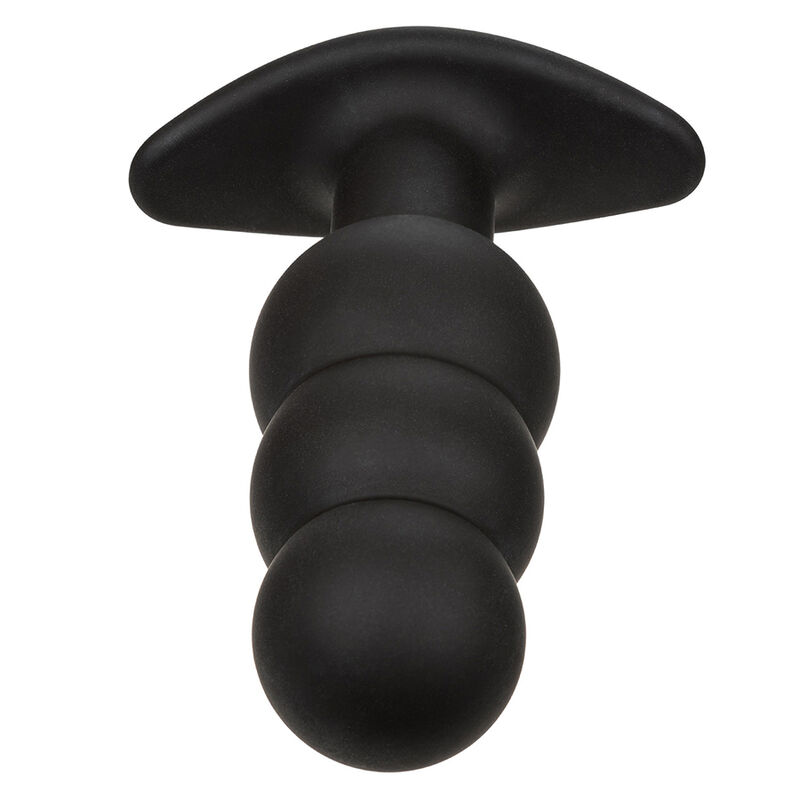 CalExotics Rock Bottom Perline plug vibrante nero silicone