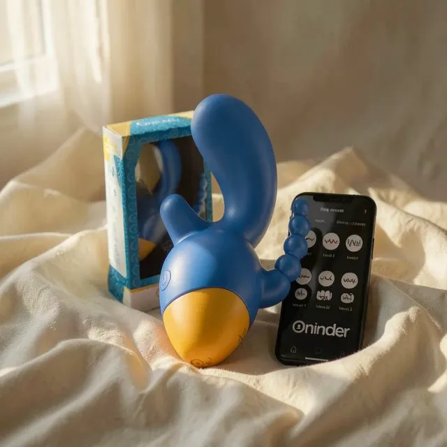 ONINDER Love 3 Some vibratore triplo silicone app