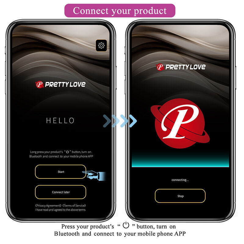 Pretty Love Klay vibratore con app clitoride