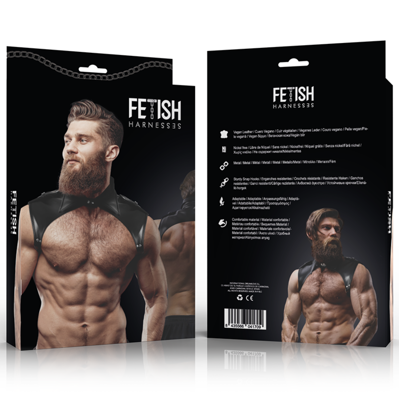 Fetish Submissive Attitude Brigade imbracatura uomo pelle vegana