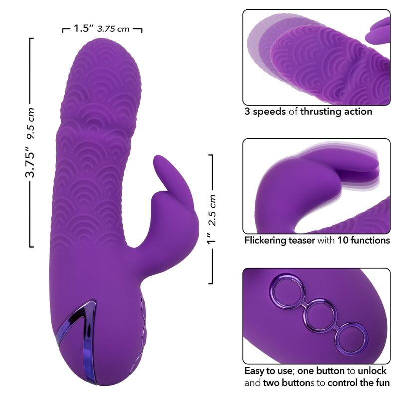 CalExotics Manhattan Beach Marvel vibratore spingente viola
