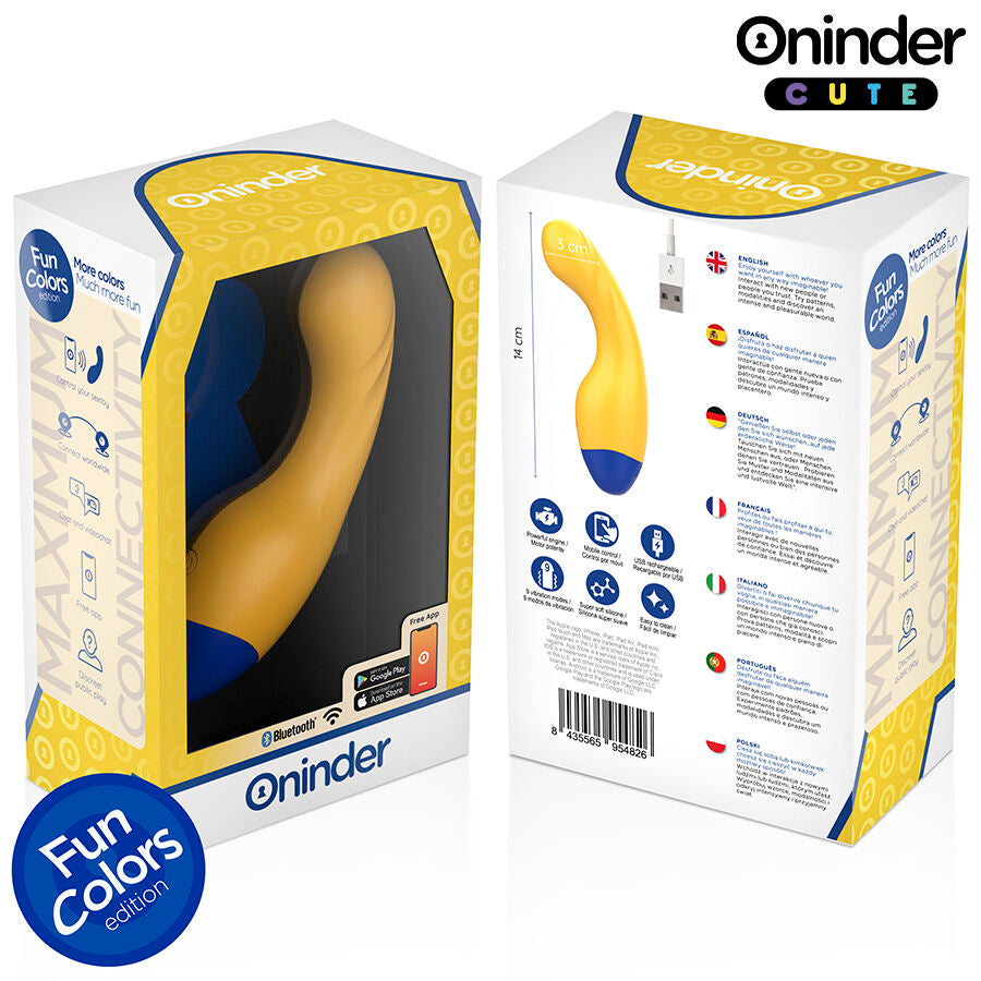 Oninder Cute vibratore compatto con app