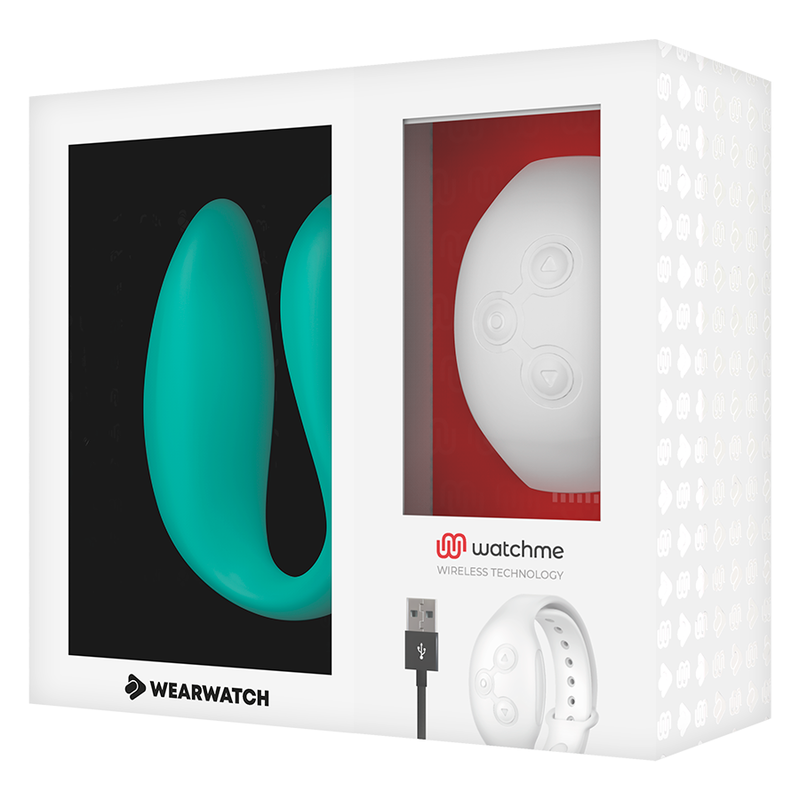 WEARWATCH Dual vibratore coppia acquamarina