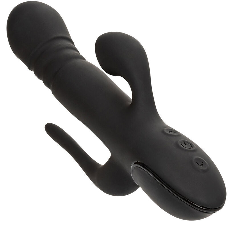 CalExotics Triple Euphoria Nero vibratore spinta suzione