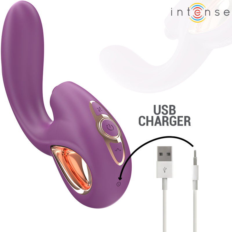 Intense Lali vibratore punto G tapping spinta vibrazione viola