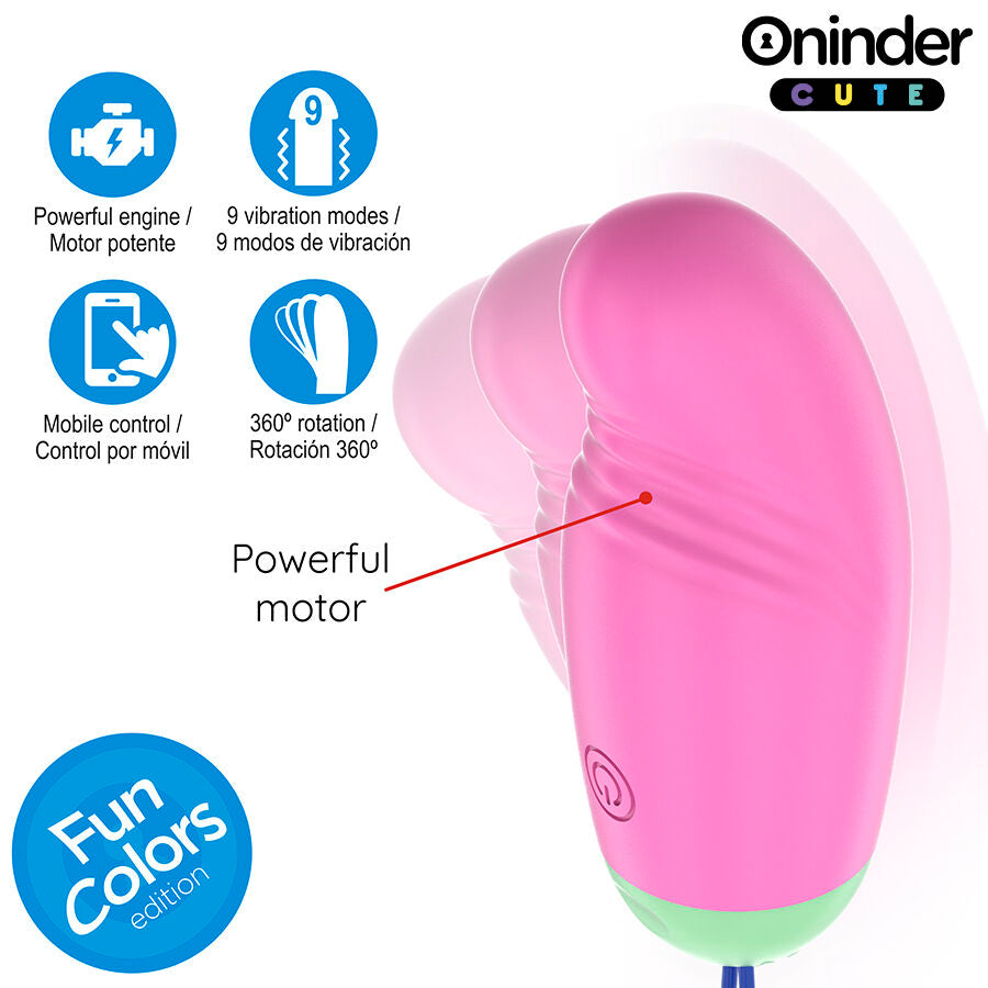 Oninder Cute Egg uovo vibrante con movimento ondulatorio