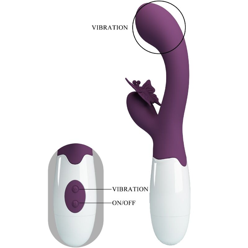 Pretty Love Butterfly Kiss vibratore rabbit 30 modi