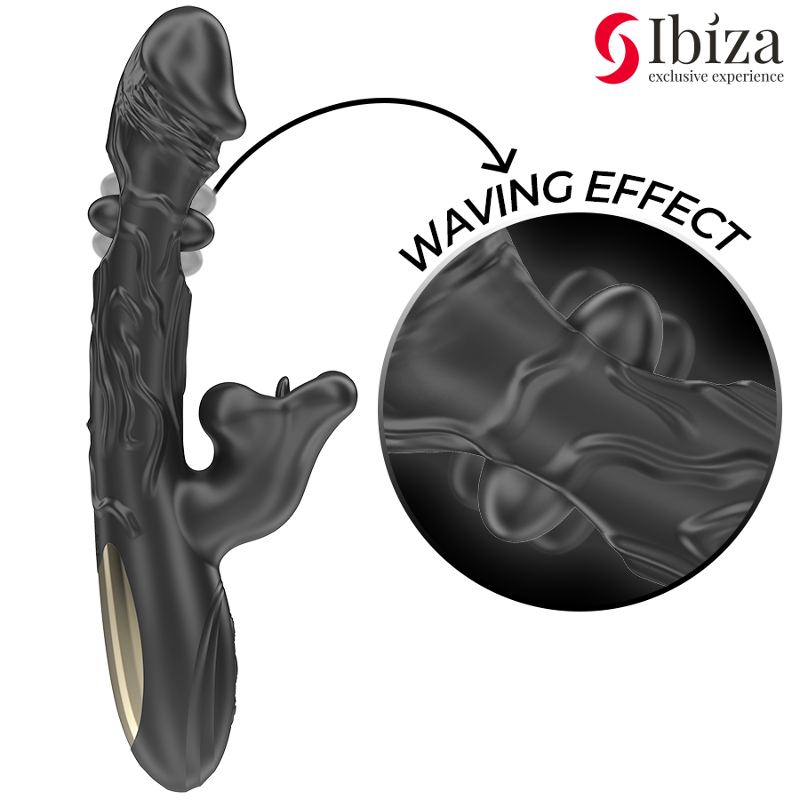Ibiza Orbit vibratore 3 motori con pulsazione clitoridea