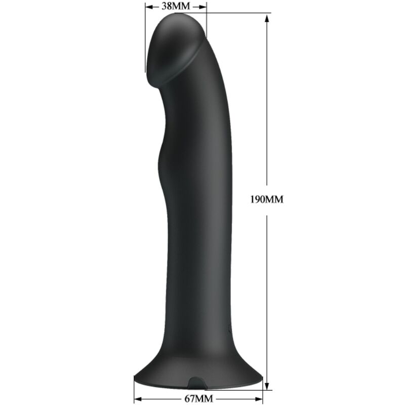 Pretty Love Murray vibratore nero con ventosa 12 modalita