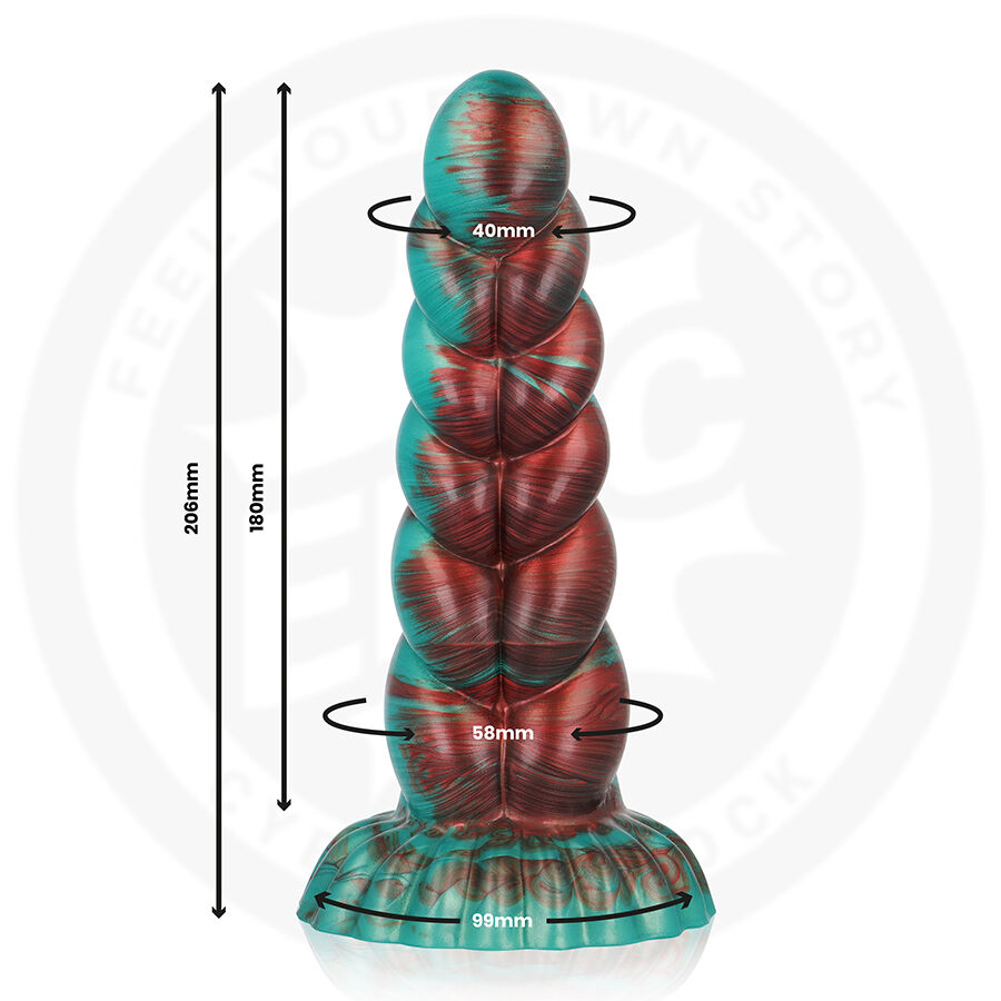 EPIC CyberSilicock Zirion Aridfire dildo in silicone