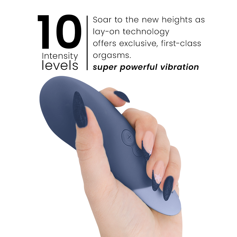 Womanizer Vibe stimolatore clitorideo blu scuro silenzioso