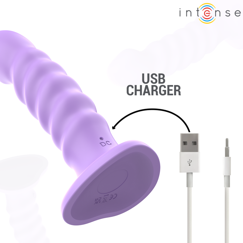Intense Brenda vibratore spirale viola telecomando