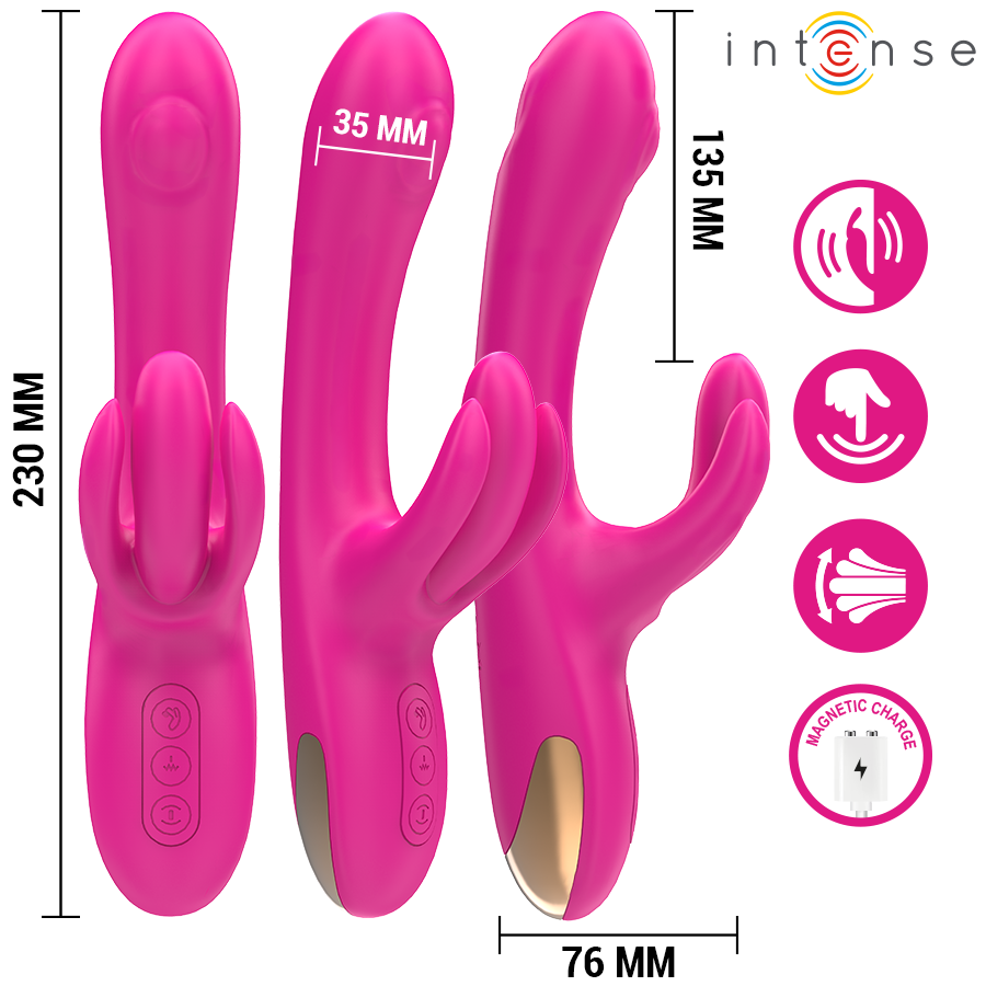 Intense Britney vibratore rabbit 3 motori