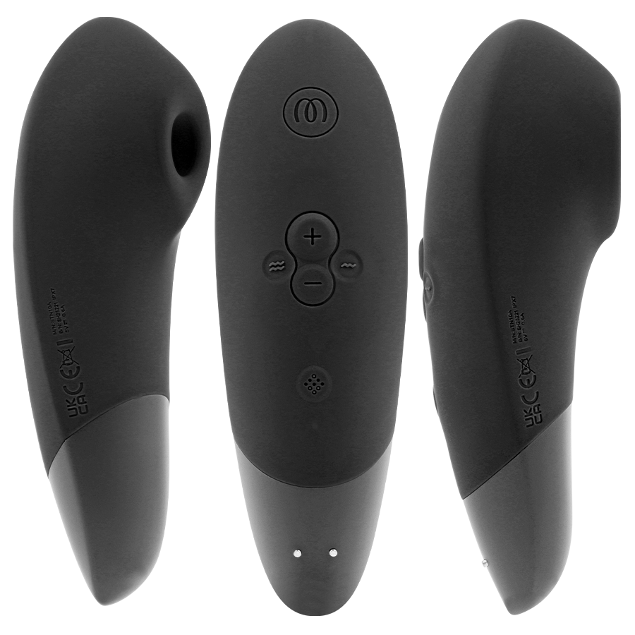 Womanizer Enhance stimolatore clitorideo nero Pleasure Air