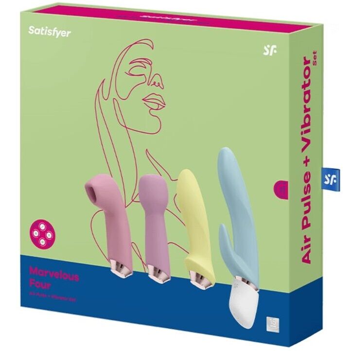 Satisfyer Marvelous Four vibratore modulare 4 in 1 silenzioso