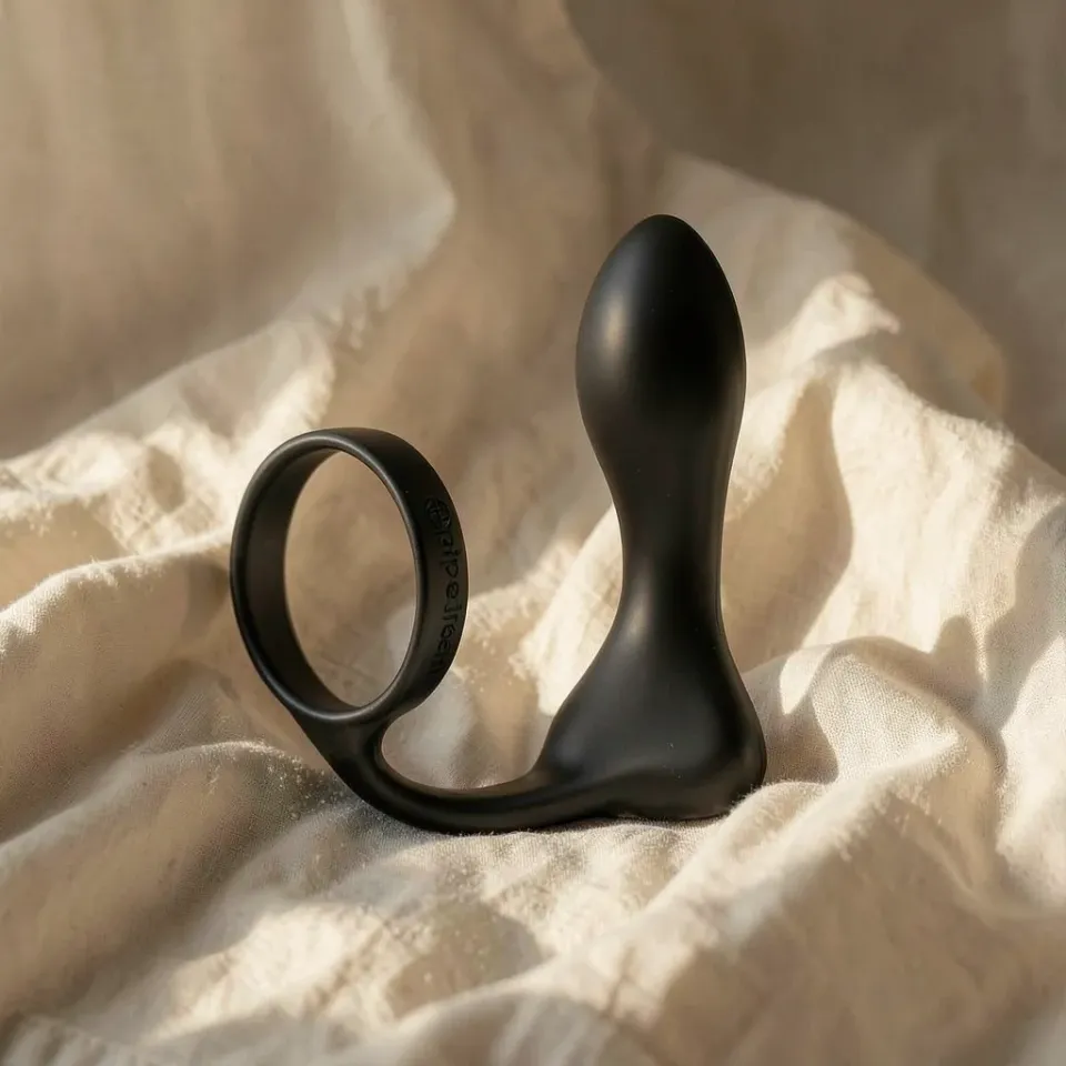 Anal Fantasy Elite Ass-Gasm Pro plug vibrante cockring nero 10 funzioni