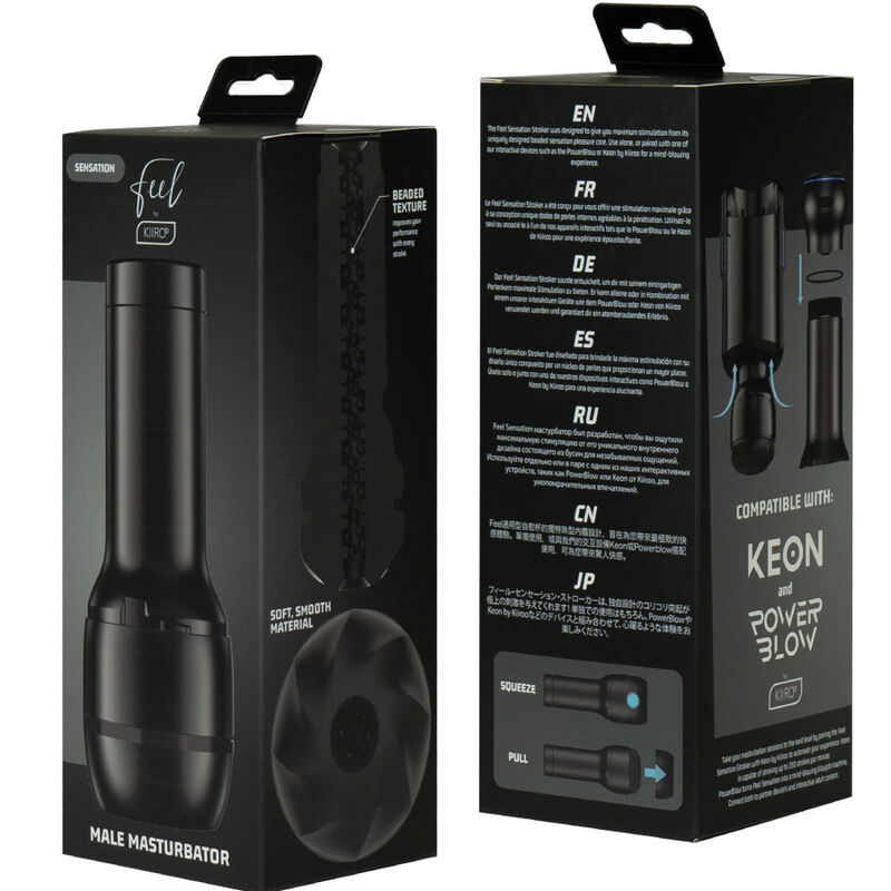 Kiiroo FeelSensation Stroker masturbatore tunnel stretto