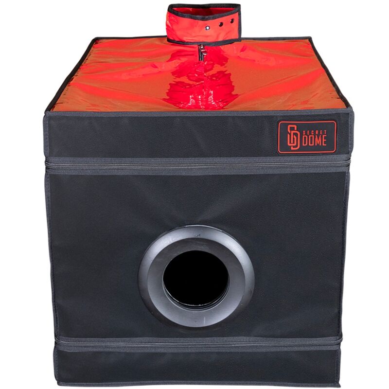 Secret Dome Kink Club La Niche cabina bdsm nero rosso