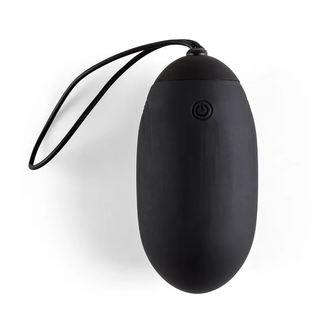 Virgite Love Hit G6 uovo vibrante nero in silicone ricaricabile