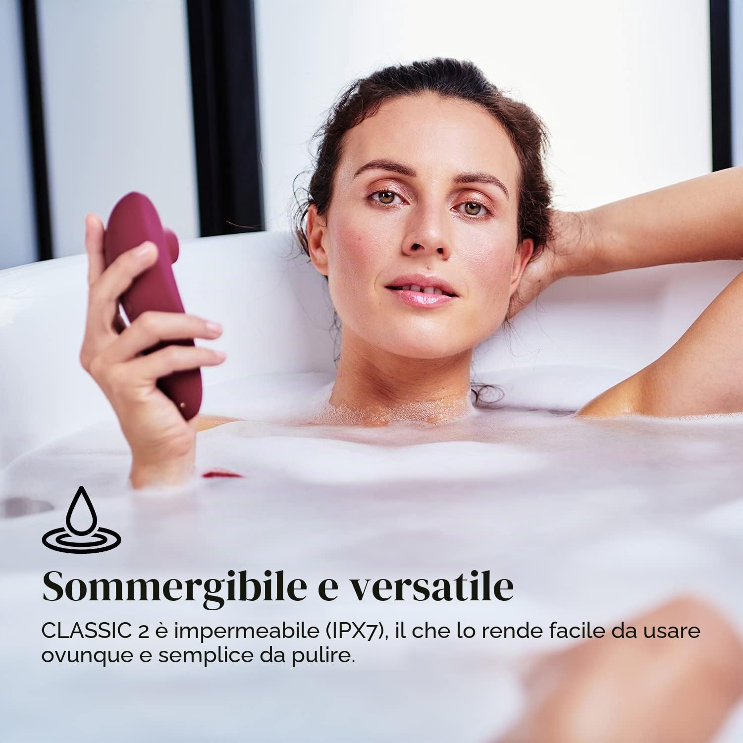 Womanizer Classic 2 succhia clitoride bordeaux 10 livelli