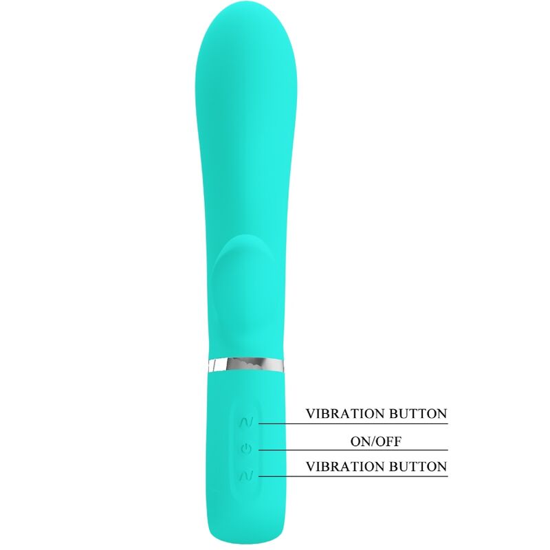 Pretty Love Thomas Vibratore Punto G Verde Acqua Memoria