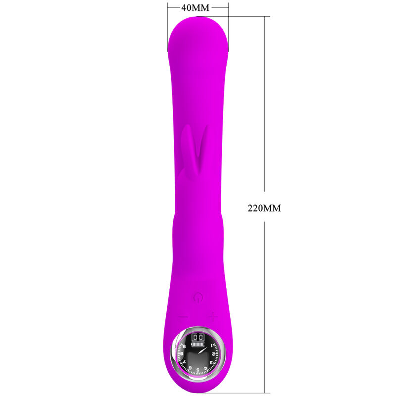 Pretty Love Lamar vibratore rabbit viola display LCD