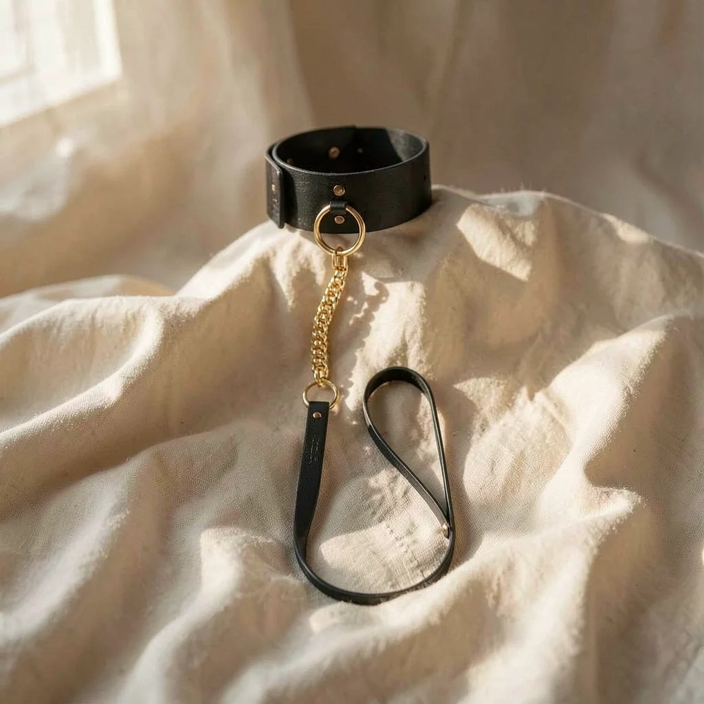 Bijoux Indiscrets Maze collana collare bondage nero