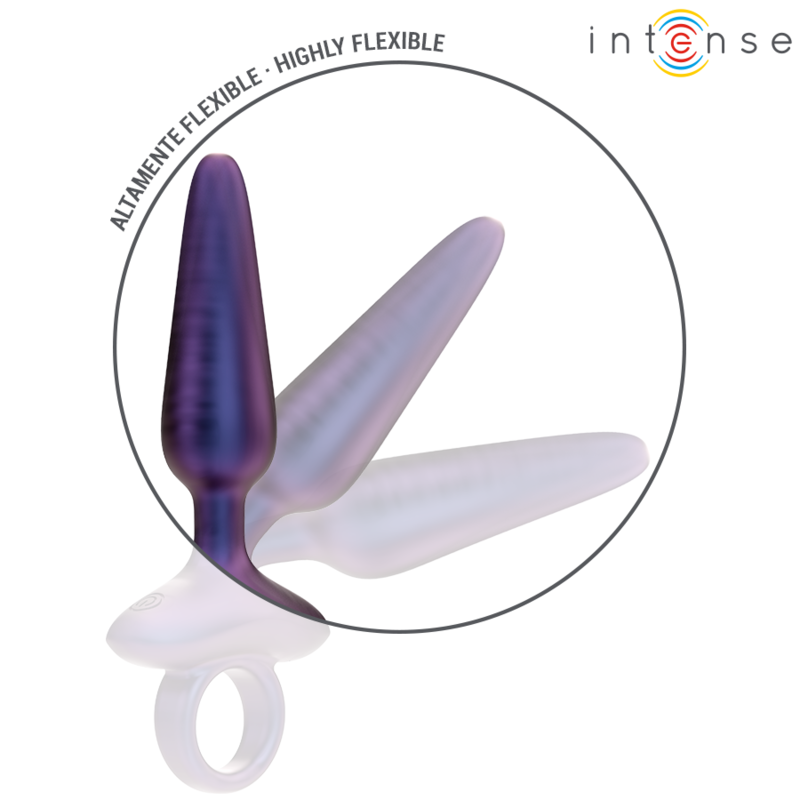 Intense Marlon plug vibrante in silicone con telecomando