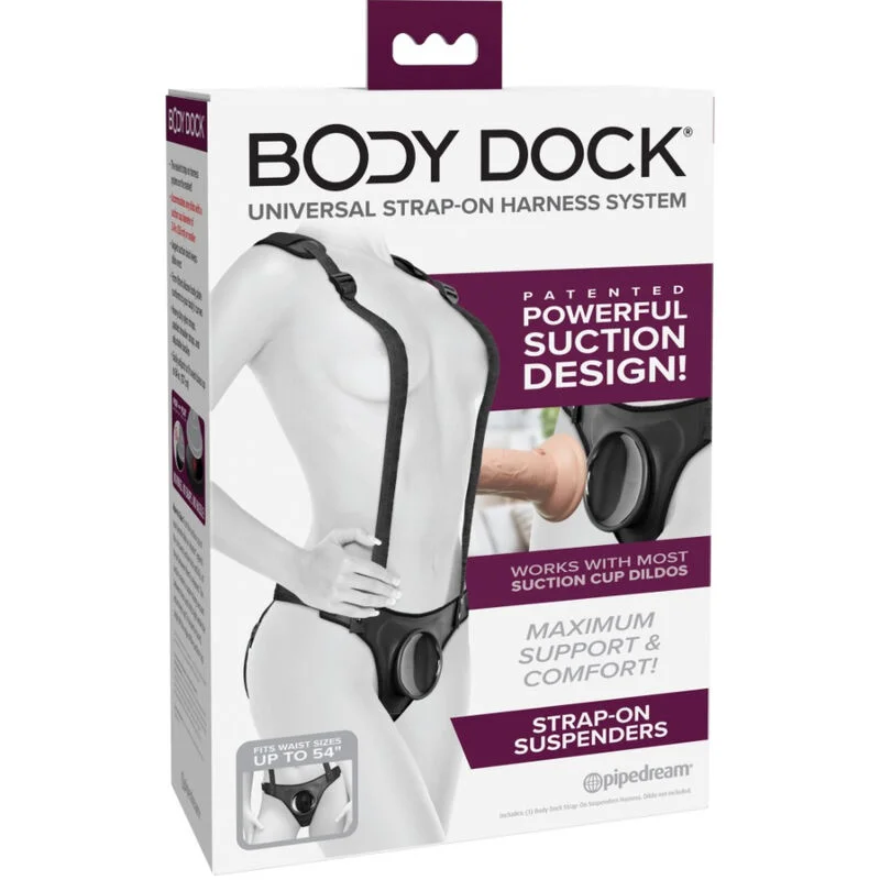 Pipedream Body Dock Suspenders imbracatura con bretelle